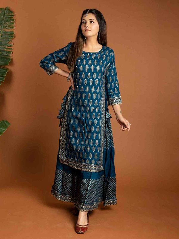Wedding wear Kurti Skirt Set Collection at Rs.1119/Piece in gwalior offer  by Sona Collection